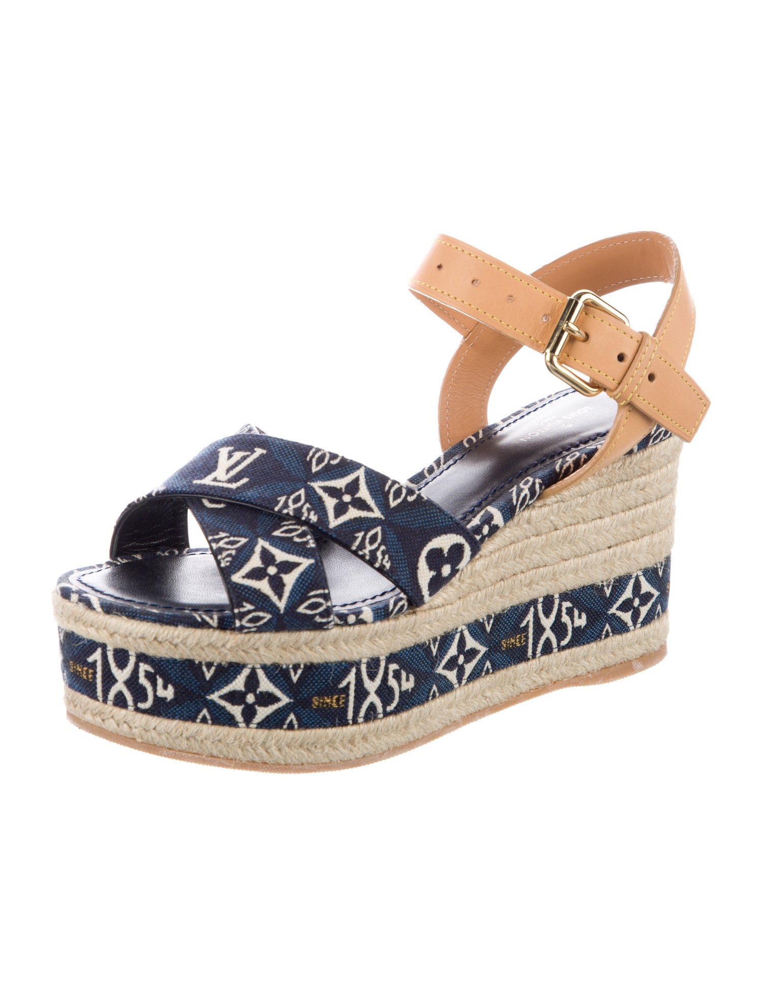 Louis Vuitton Canvas Printed Espadrilles