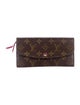 Louis Vuitton 2012 LV Monogram Emilie Wallet