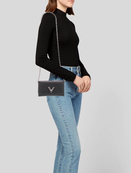 Louis Vuitton Epi Leather Twist Wallet on Chain