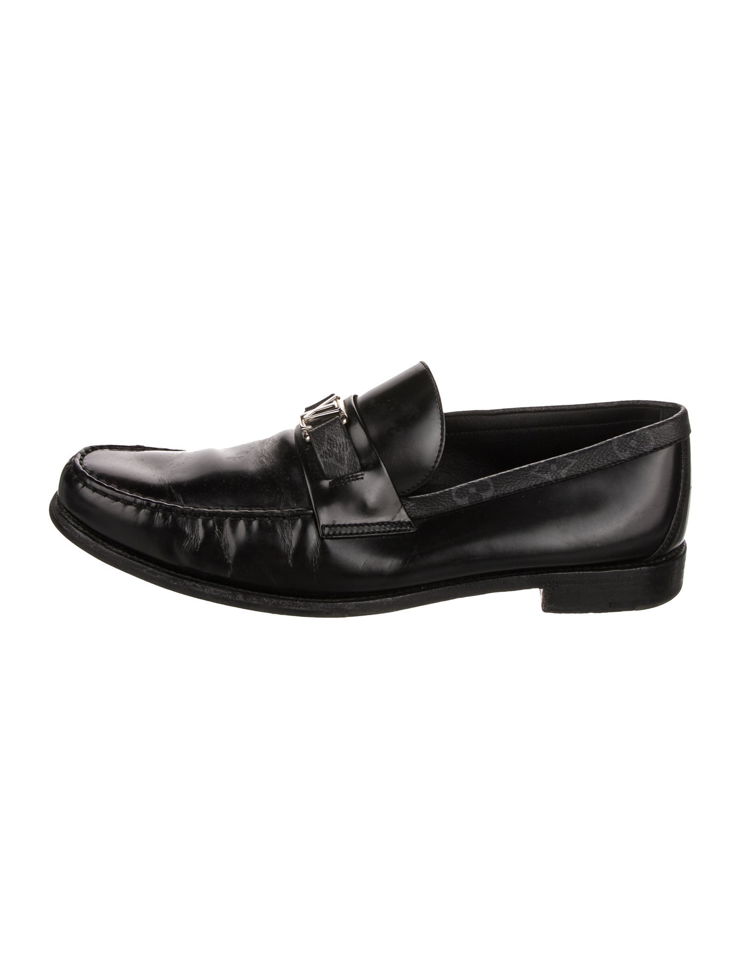 Louis Vuitton LV Monogram Leather Dress Loafers