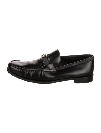 Louis Vuitton LV Monogram Leather Dress Loafers