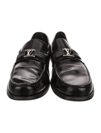 Louis Vuitton LV Monogram Leather Dress Loafers