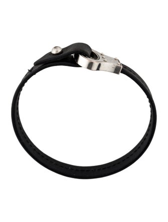 Louis Vuitton Leather Archive Bracelet