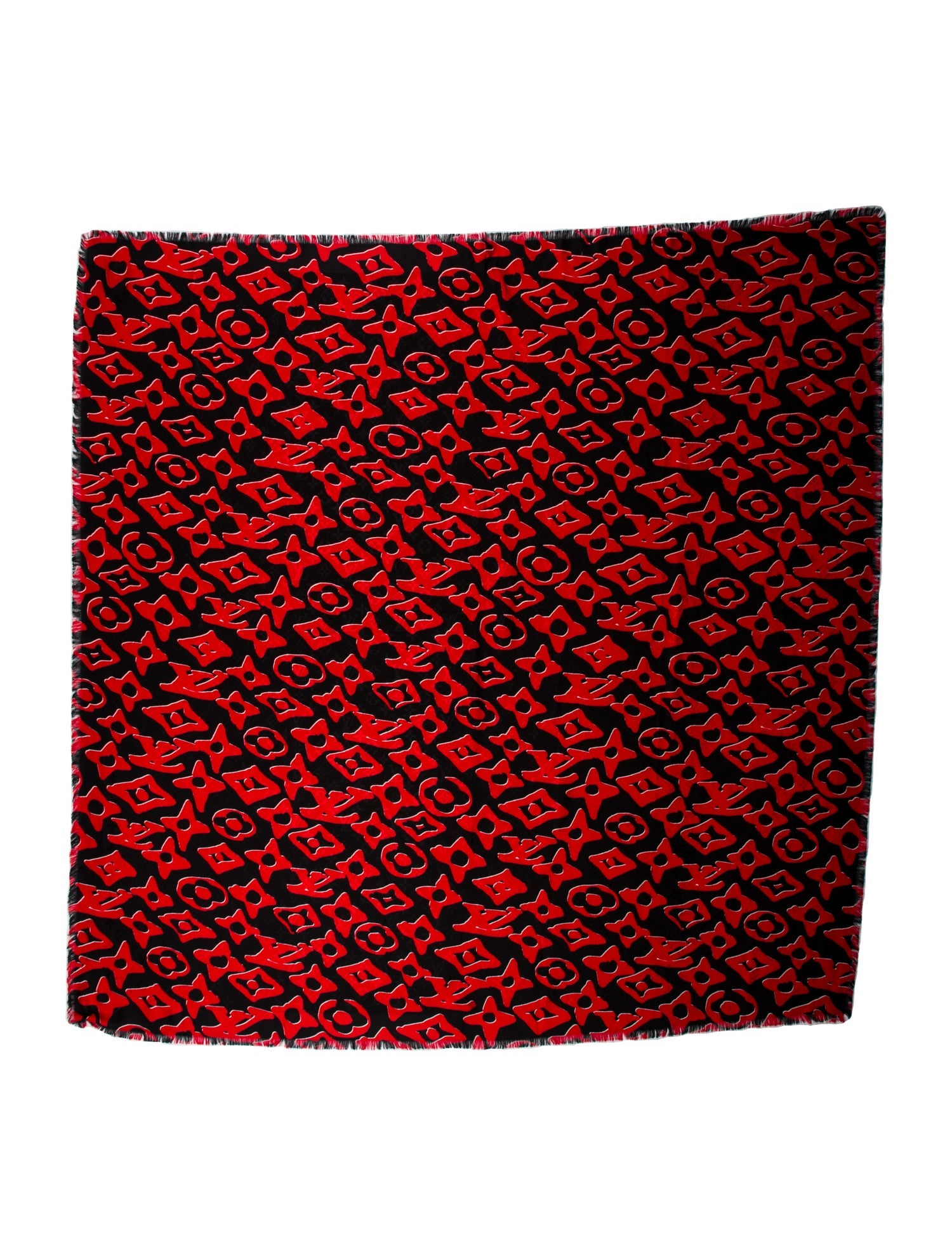 Louis Vuitton x Urs Fischer Silk 2020 Shawl