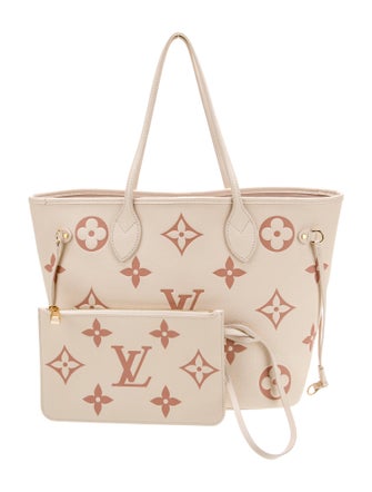 Louis Vuitton LV Monogram Neverfull w/Pouch MM
