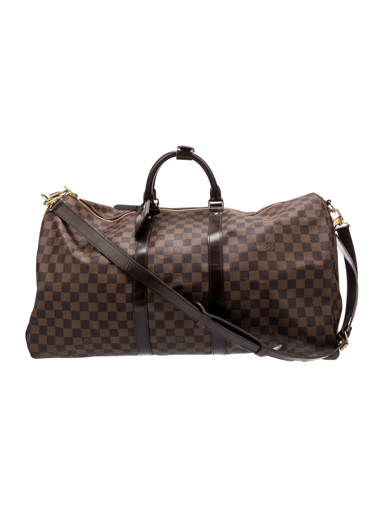 Louis Vuitton Damier Ebene Keepall Bandouliere 55