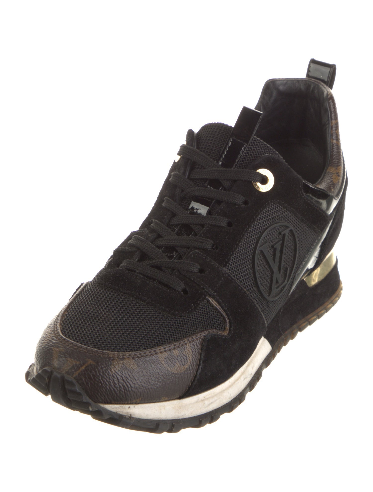 Louis Vuitton LV Monogram Suede Sneakers