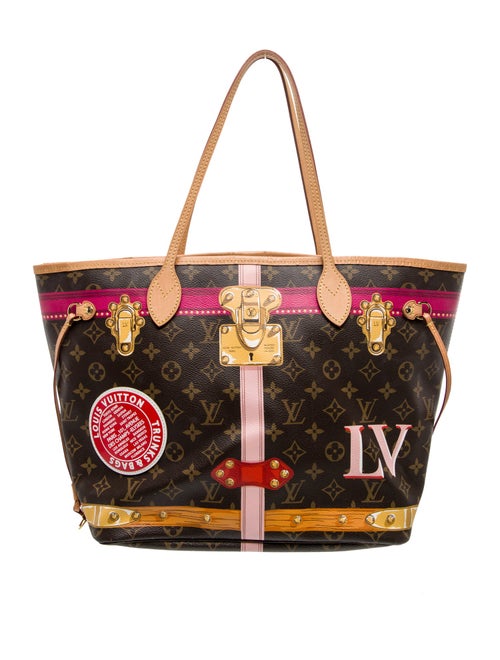 Louis Vuitton LV Monogram Neverfull w/Pouch MM