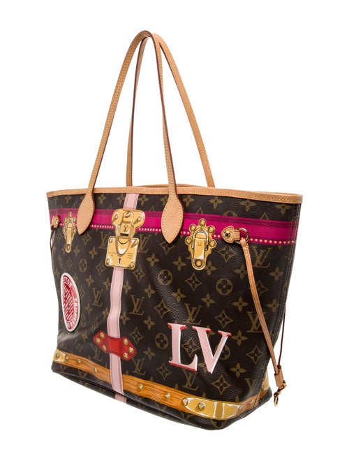 Louis Vuitton LV Monogram Neverfull w/Pouch MM