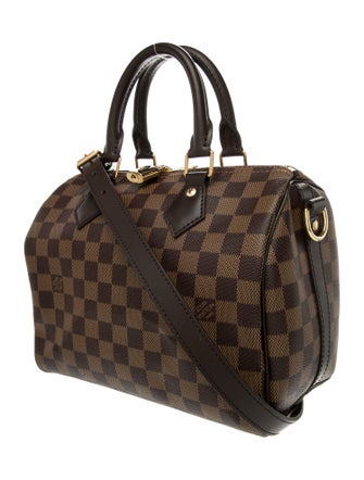 Louis Vuitton Damier Ebene Speedy Bandouliere 25