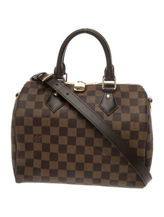 Louis Vuitton Damier Ebene Speedy Bandouliere 25
