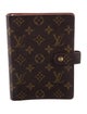 Louis Vuitton Monogram Medium Ring Agenda Cover