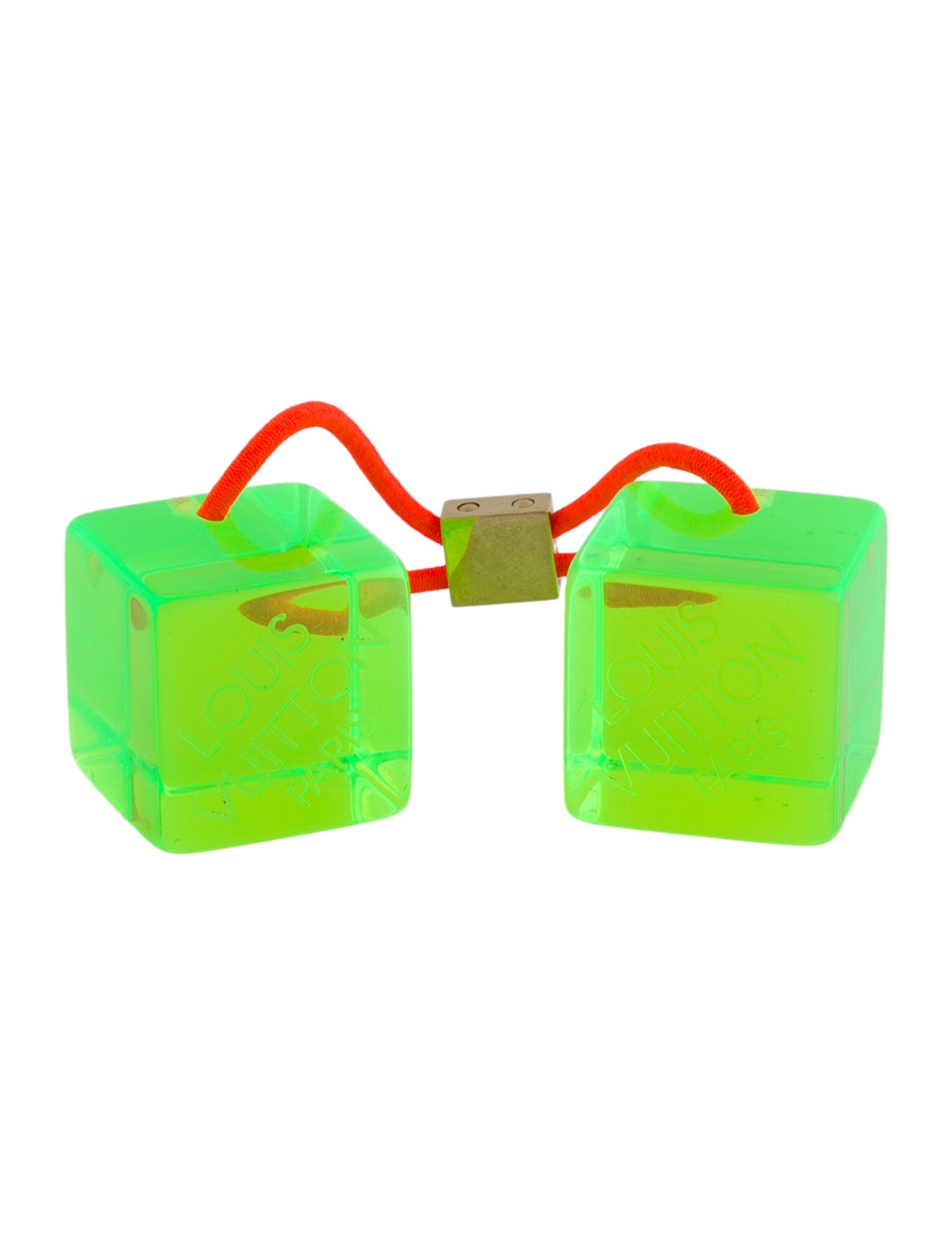 Louis Vuitton Fluro Resin Hair Cubes