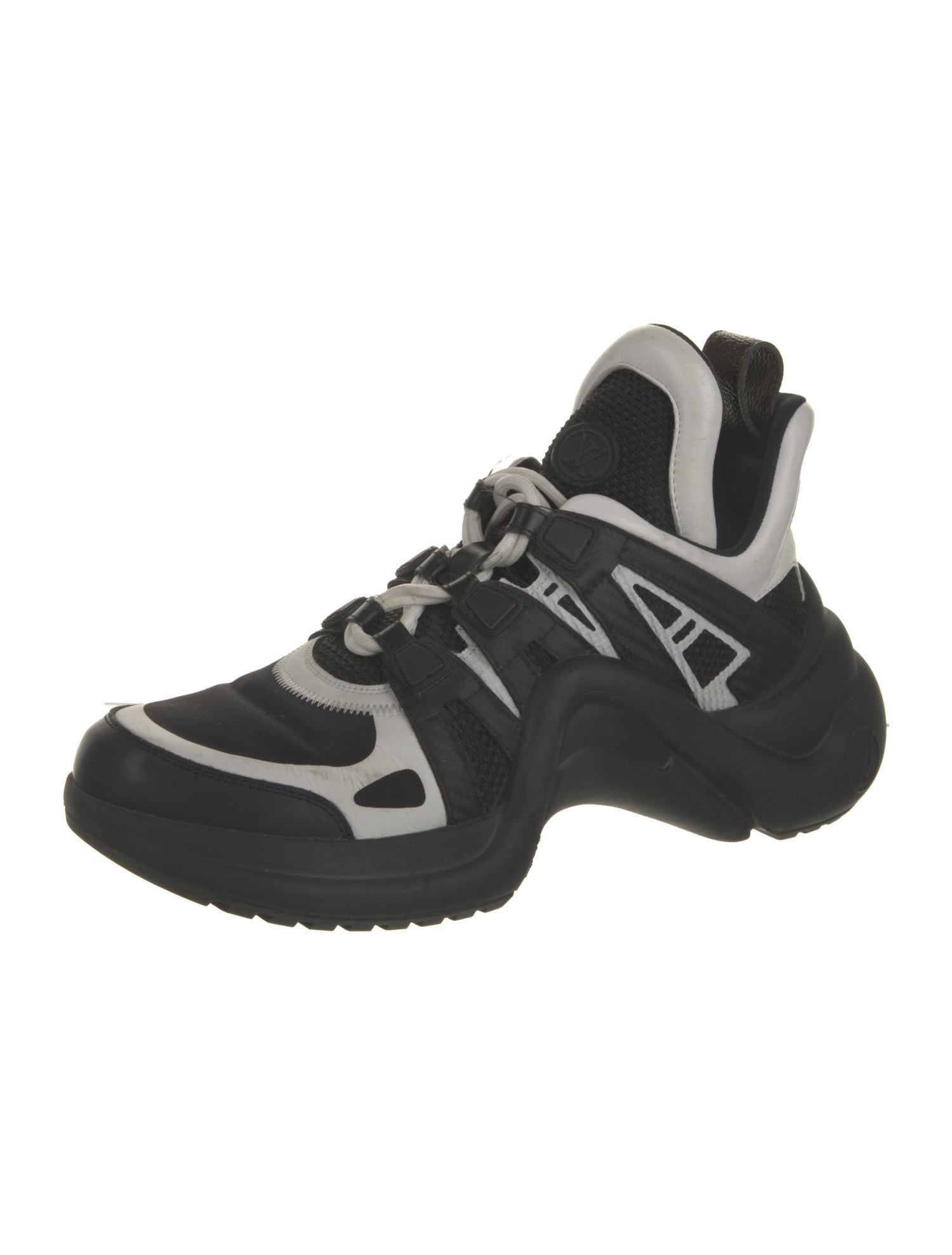 Louis Vuitton Camouflage Print Chunky Sneakers