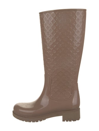 Louis Vuitton LV Monogram Rubber Rain Boots