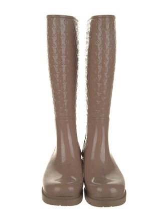 Louis Vuitton LV Monogram Rubber Rain Boots
