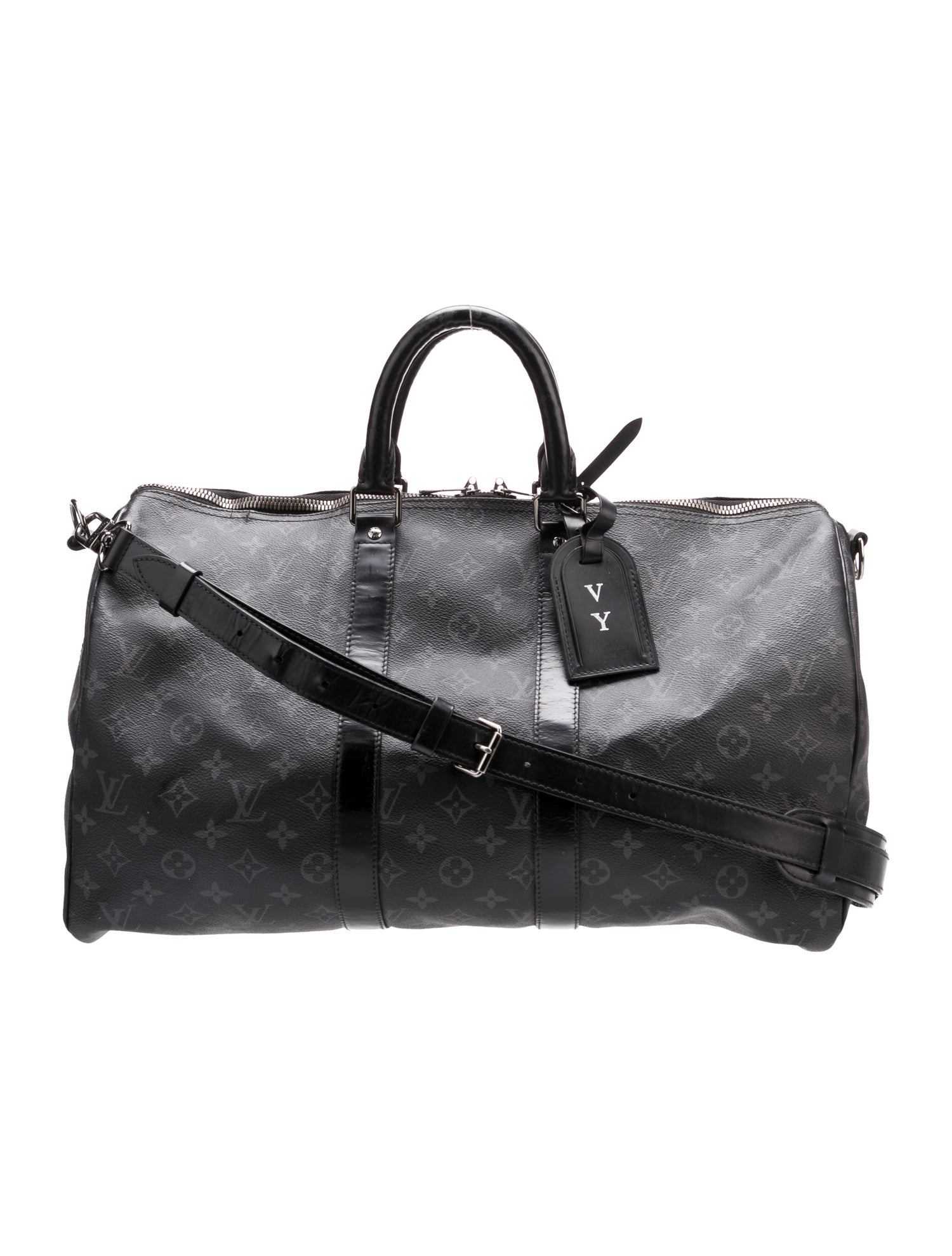 Louis Vuitton Monogram Eclipse Keepall Bandouliere 45