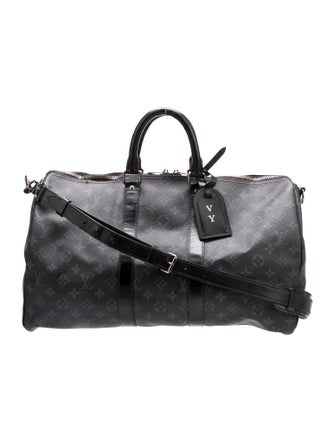 Louis Vuitton Monogram Eclipse Keepall Bandouliere 45