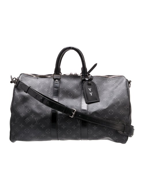 Louis Vuitton Monogram Eclipse Keepall Bandouliere 45