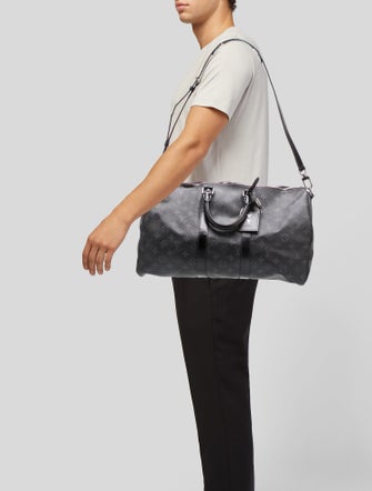 Louis Vuitton Monogram Eclipse Keepall Bandouliere 45