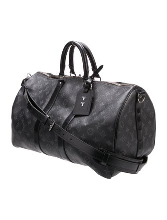 Louis Vuitton Monogram Eclipse Keepall Bandouliere 45