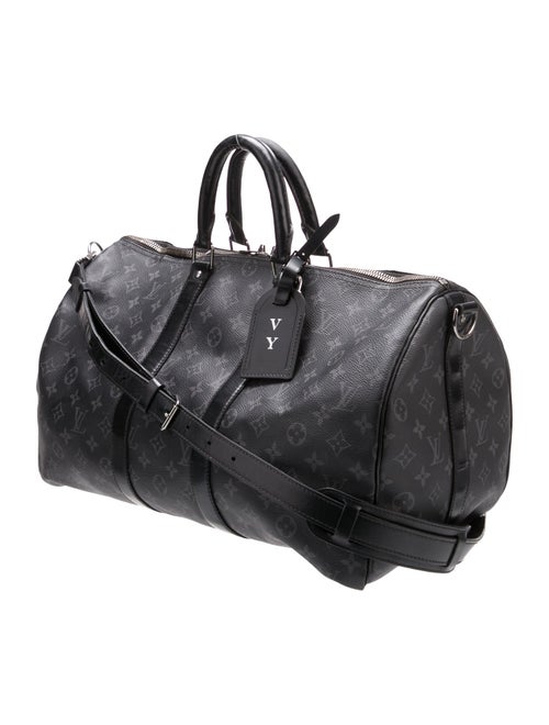 Louis Vuitton Monogram Eclipse Keepall Bandouliere 45