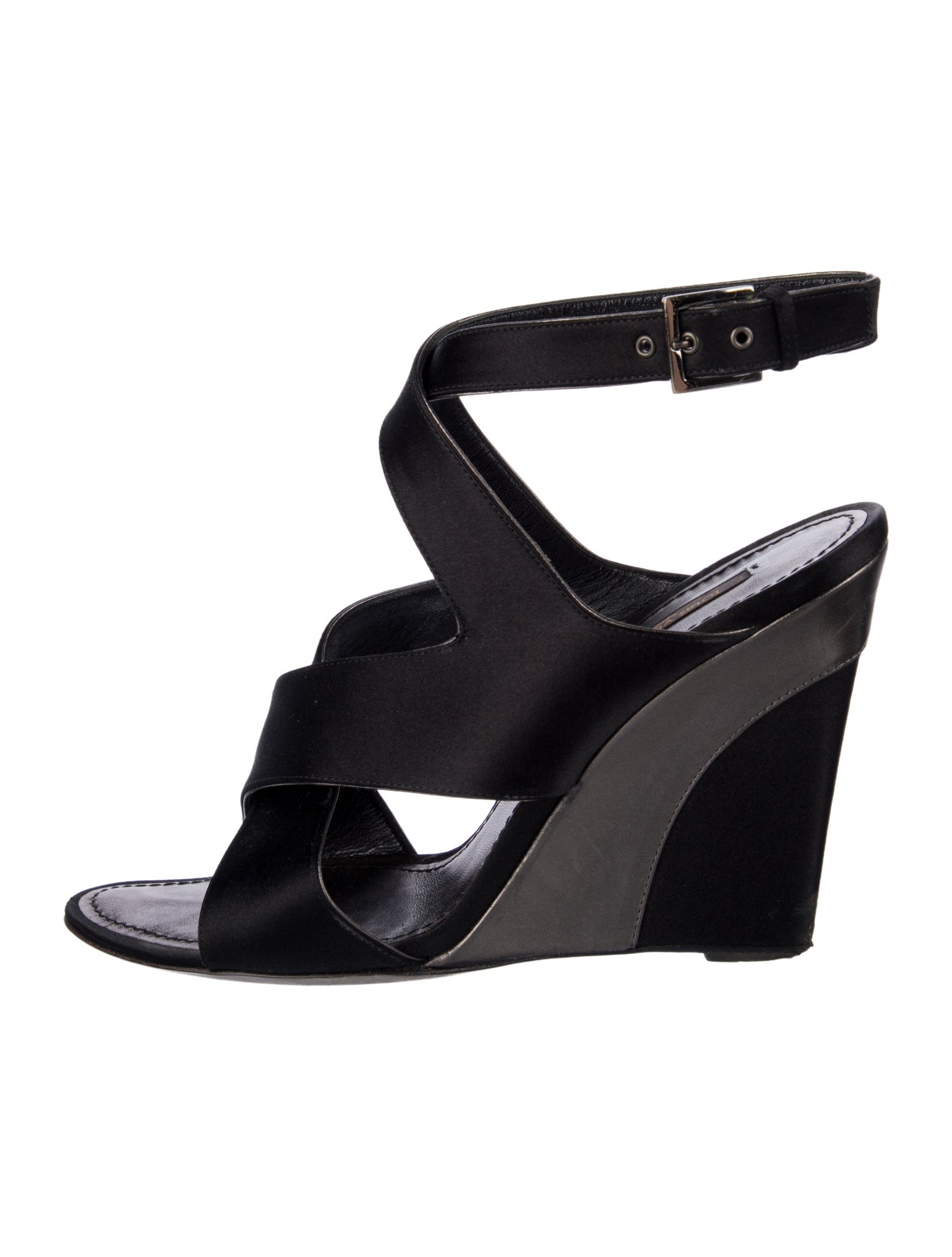 Louis Vuitton Satin Sandals