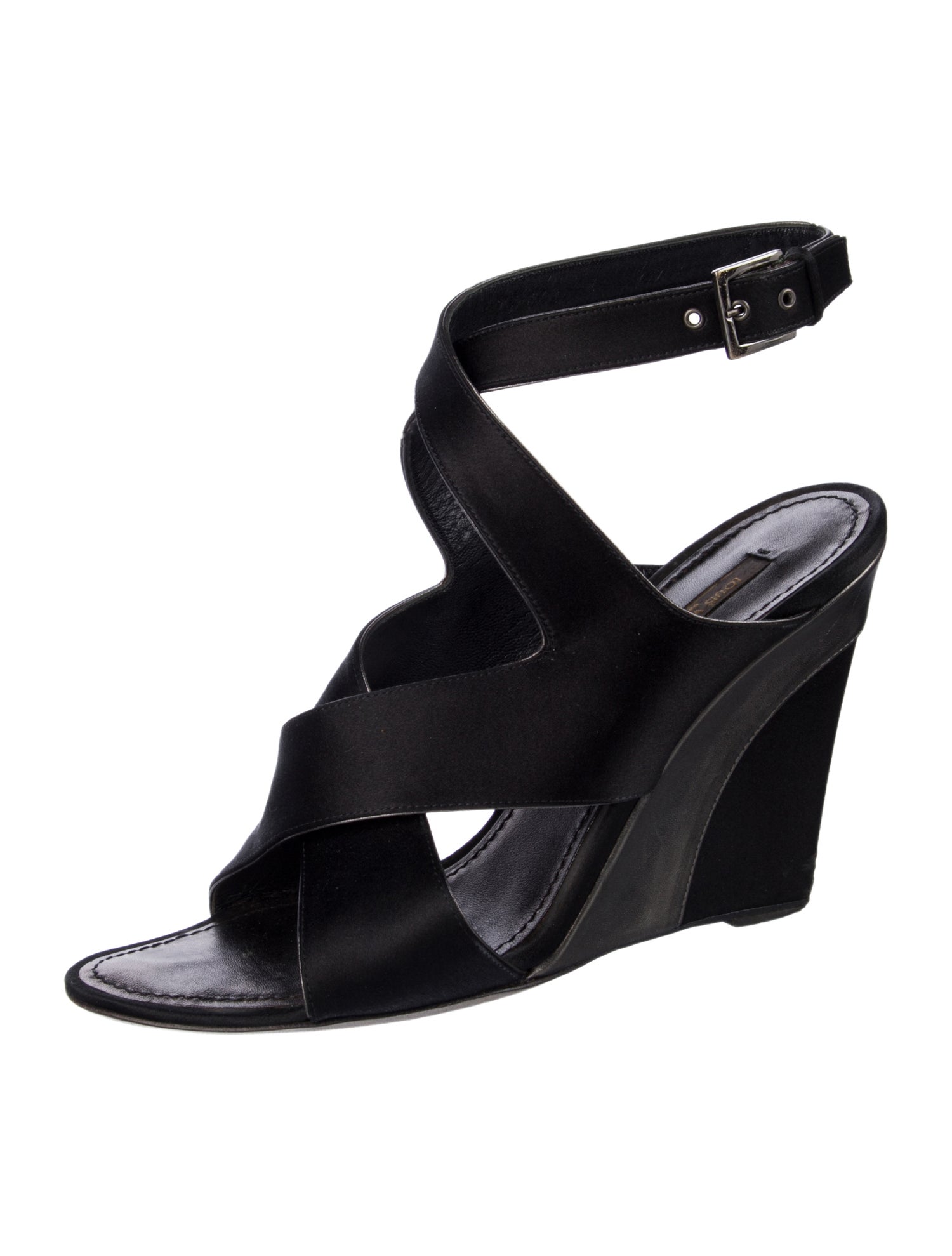 Louis Vuitton Satin Sandals