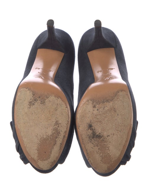 Louis Vuitton Suede Slingback Sandals