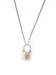Louis Vuitton Lockit Pendant Necklace