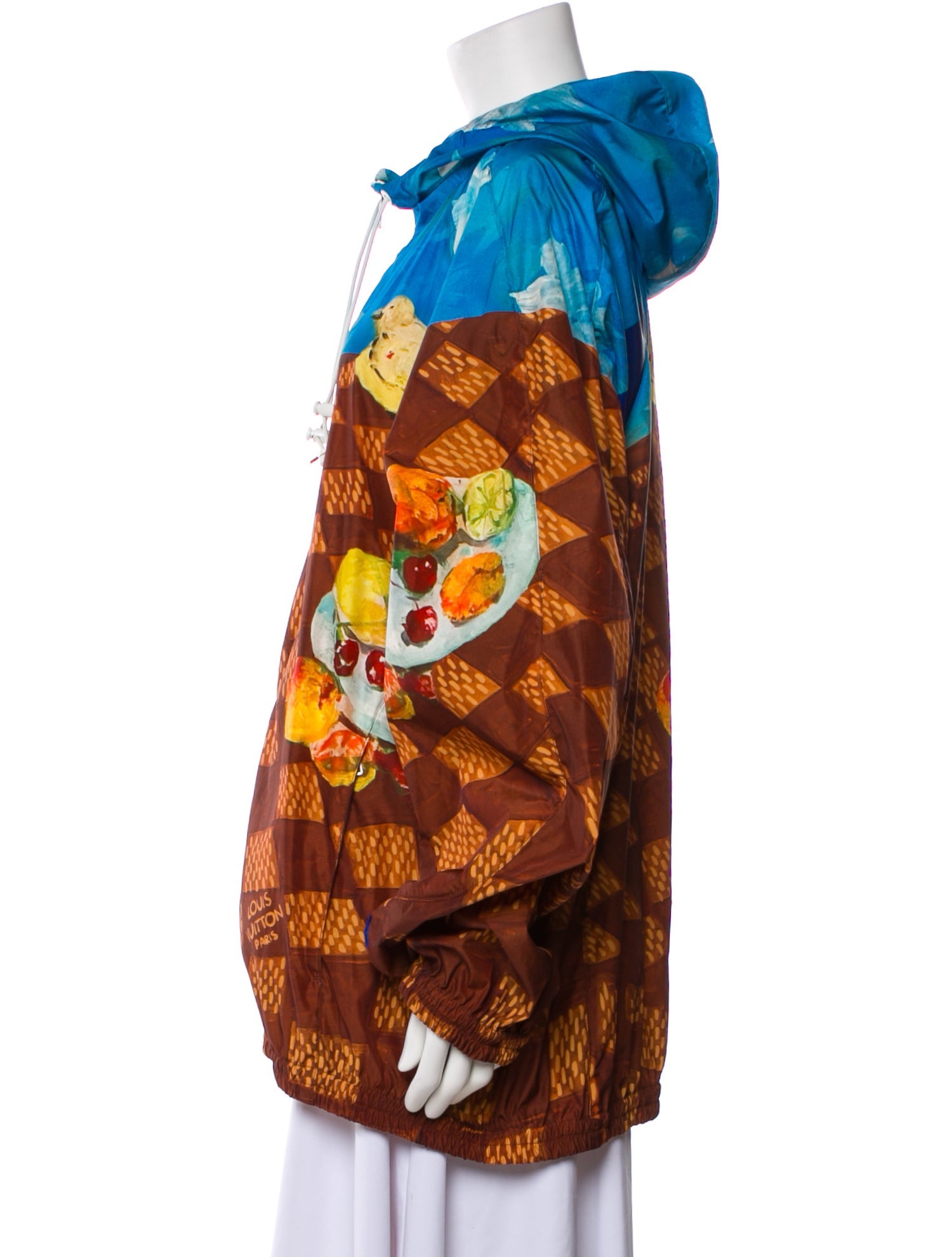 Louis Vuitton 2023 Damier Ebene Pattern Parka