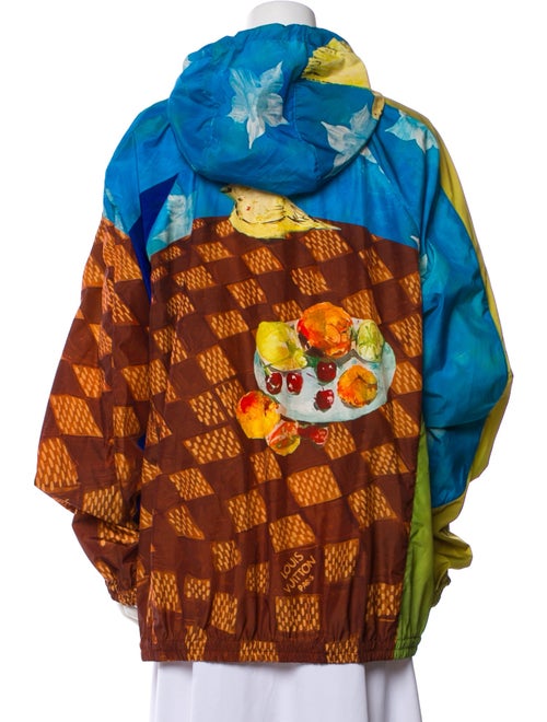 Louis Vuitton 2023 Damier Ebene Pattern Parka