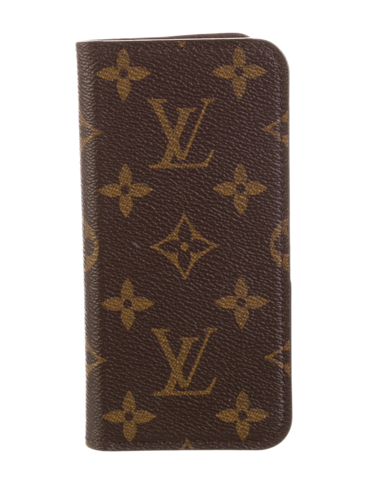 Louis Vuitton 2018 Monogram iPhone X/XS Folio Phone Case