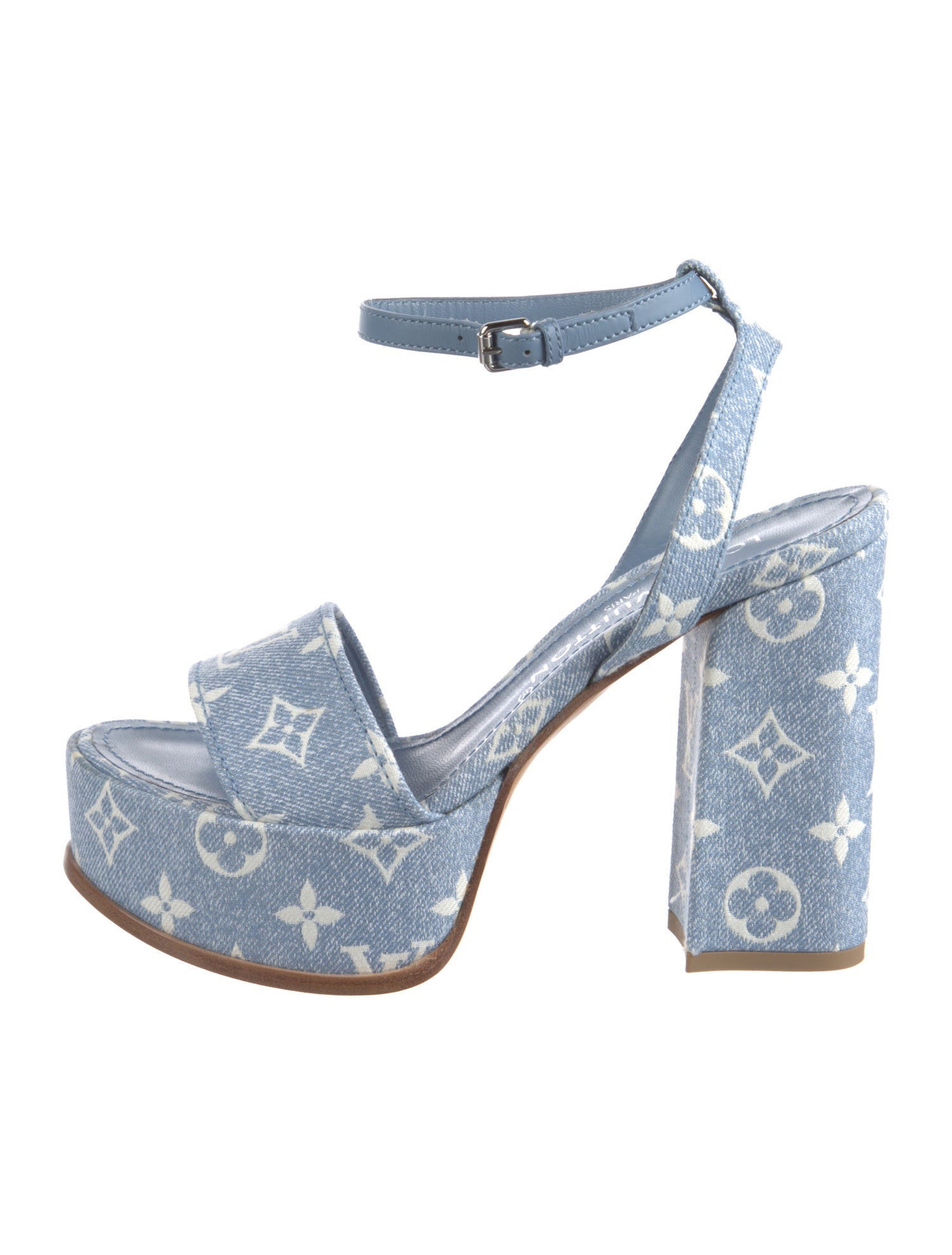 Louis Vuitton LV Monogram Denim Sandals