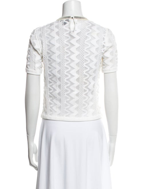 Louis Vuitton 2015 Lace Pattern Crop Top