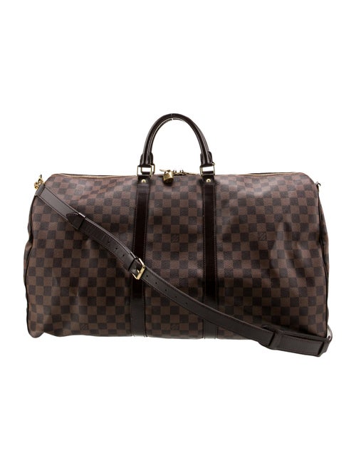 Louis Vuitton Damier Ebene Keepall Bandouliere 55