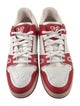 Louis Vuitton Leather Colorblock Pattern Sneakers
