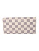 Louis Vuitton Damier Azur Pattern Coated Canvas Sarah Wallet