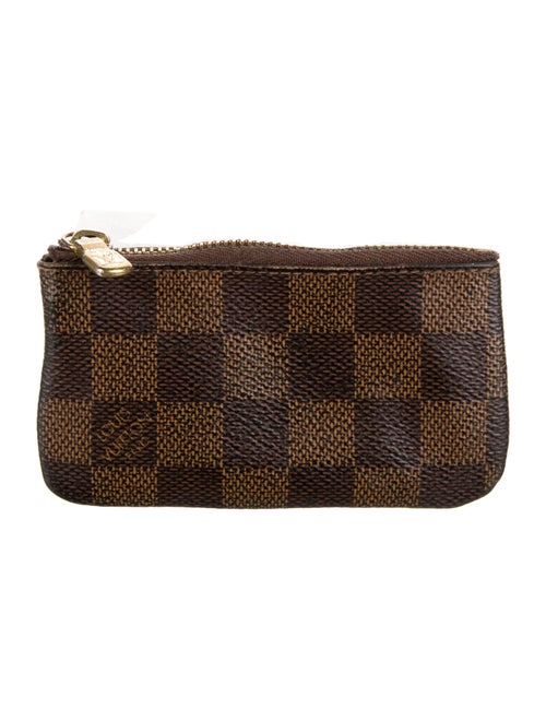 Louis Vuitton Damier Ebene Pattern Coated Canvas Wallet