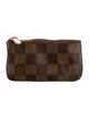 Louis Vuitton Damier Ebene Pattern Coated Canvas Wallet