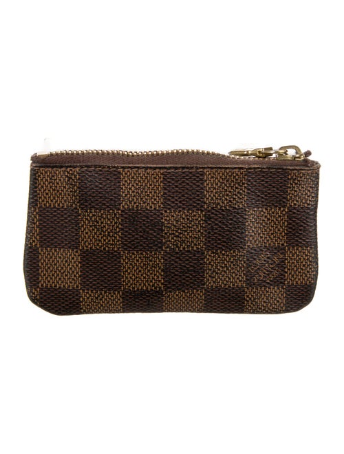 Louis Vuitton Damier Ebene Pattern Coated Canvas Wallet