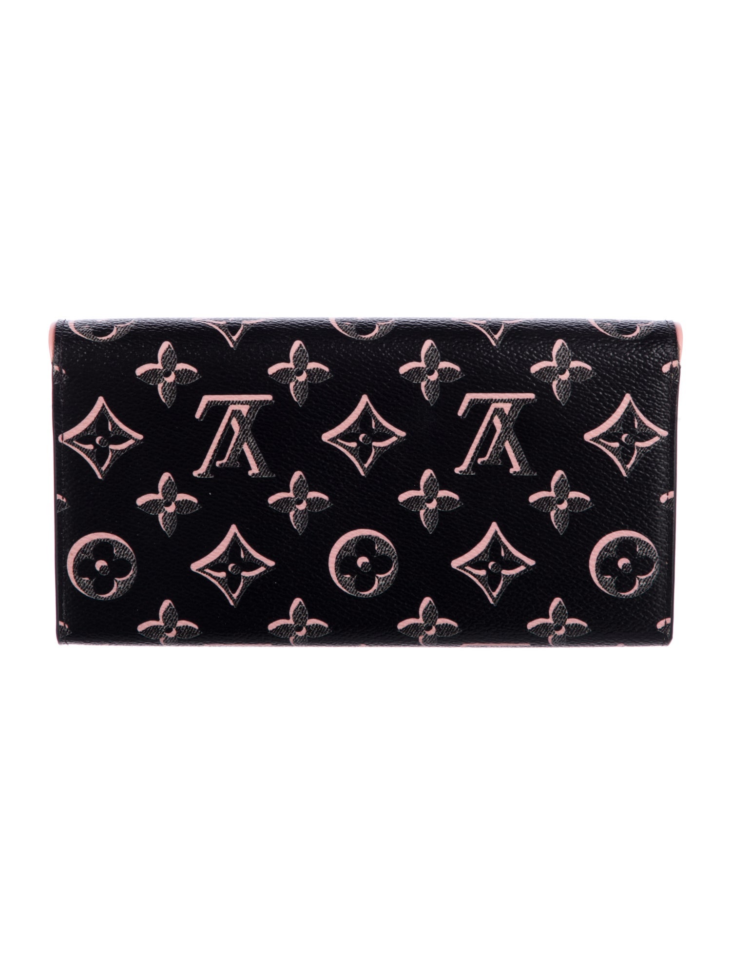 Louis Vuitton LV Monogram Coated Canvas Sarah Wallet