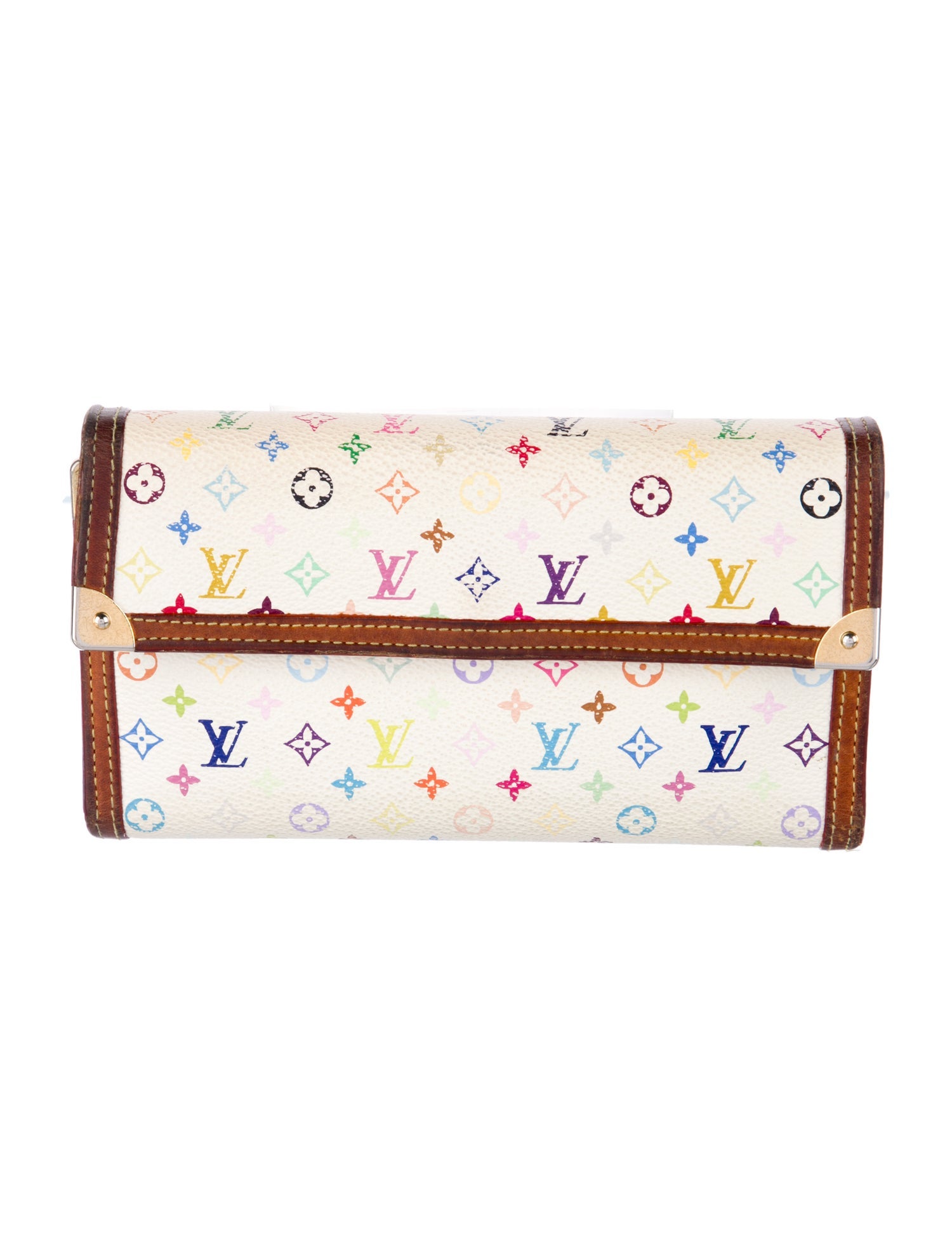 Louis Vuitton Multicolore Monogram Pattern Coated Canvas Wallet
