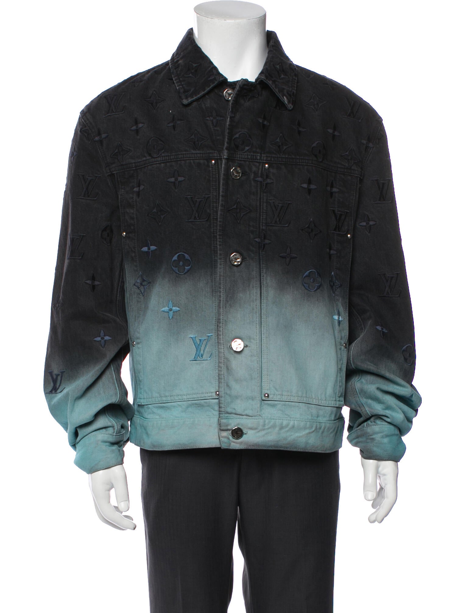 Louis Vuitton 2024 Monogram Pattern Denim Jacket