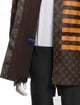 Louis Vuitton 2022 x Nigo Toile Military Moto Puffer Coat