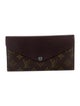 Louis Vuitton LV Monogram Coated Canvas Marie Lou Wallet