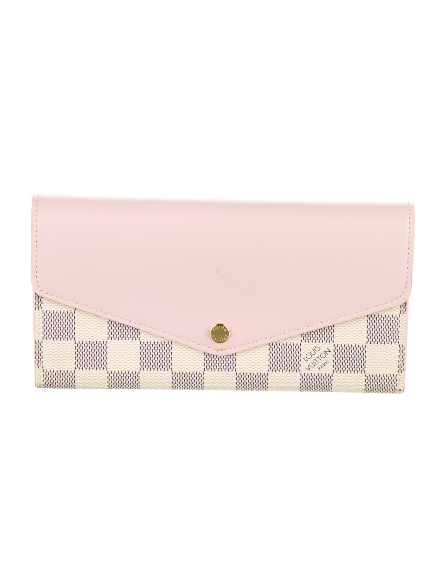 Louis Vuitton 2019 Damier Azur Pattern Sarah Wallet