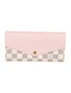 Louis Vuitton 2019 Damier Azur Pattern Sarah Wallet
