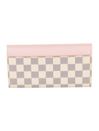 Louis Vuitton 2019 Damier Azur Pattern Sarah Wallet