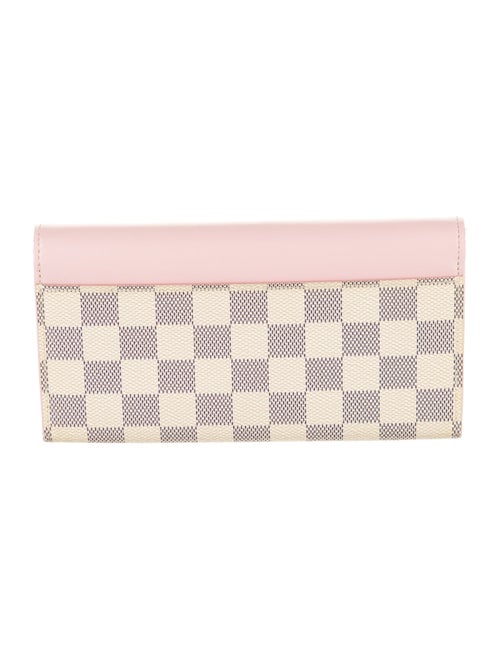 Louis Vuitton 2019 Damier Azur Pattern Sarah Wallet